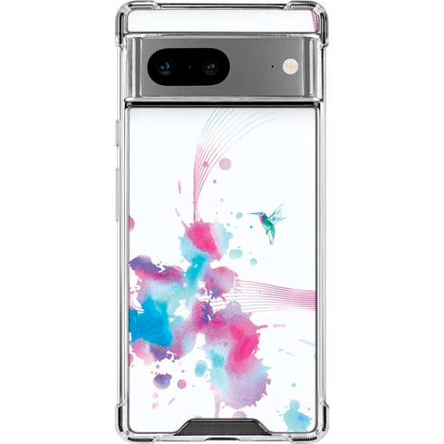 Violet Harmony (Hummingbird) Google Pixel 8 Clear Case